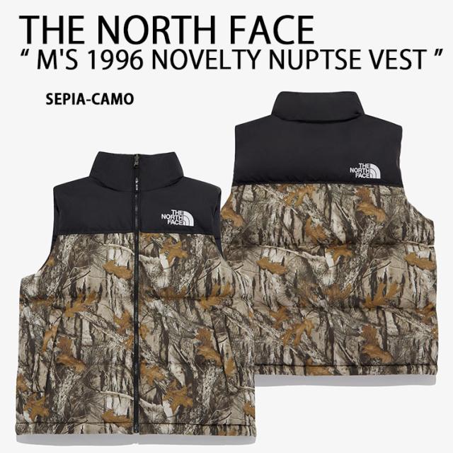 THE NORTH FACE ノースフェイス ダウンベスト M’S 1996 NOVELTY NUPTSE VEST ヌプシダウン SEPIA カモフラージュ ダウン ベスト NV1DQ56A