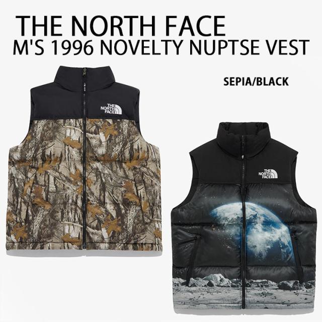 THE NORTH FACE ノースフェイス ダウンベスト M’S 1996 NOVELTY NUPTSE VEST ヌプシダウン SEPIA BLACK アース カモフラージュ NV1DQ56