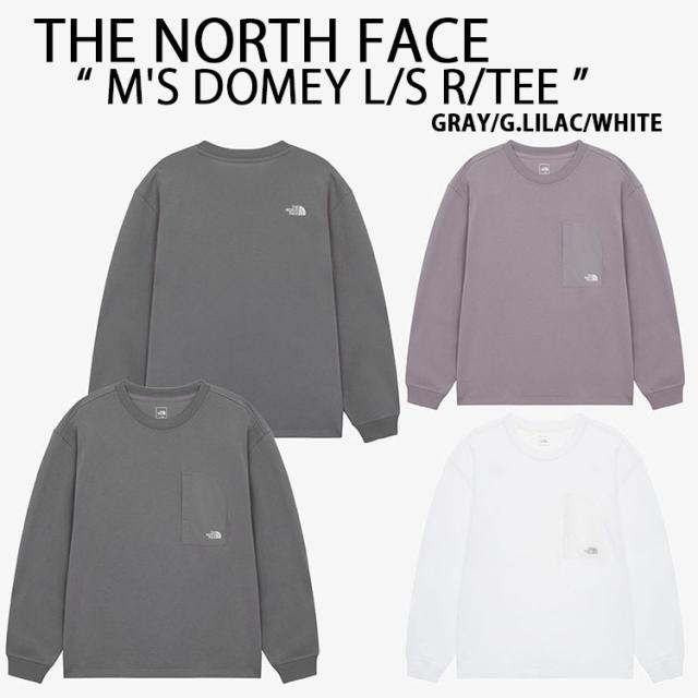 THE NORTH FACE ノースフェイス Tシャツ ロンT 長袖Tシャツ M’S DOMEY L/S R/TEE 胸ポケット カットソー ルーズフィット NT7TR04A/B/C