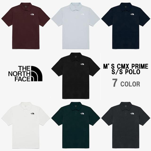 THE NORTH FACE ノースフェイス ポロシャツ M’S CMX PRIME S/S POLO クールマックス ポロ 冷感素材 ロゴ カジュアル オフィス NT7PR04