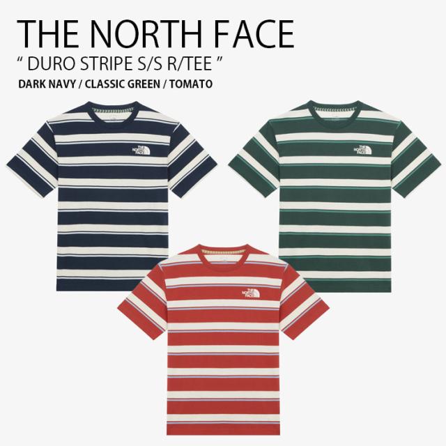 THE NORTH FACE ノースフェイス Tシャツ DURO STRIPE S/SR/TEE ストライプ ティーシャツ 半袖 メンズ レディース NT7UR28A/B/C