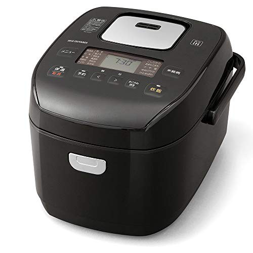 アイリスオーヤマ 炊飯器 圧力IH 5.5合 40銘柄炊き分け機能 極厚火釜 ブラック RC-PD50-Bの通販は