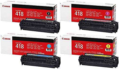 Canon トナーカートリッジ 418 KCMY 純正 4本セット ブラック イエロー