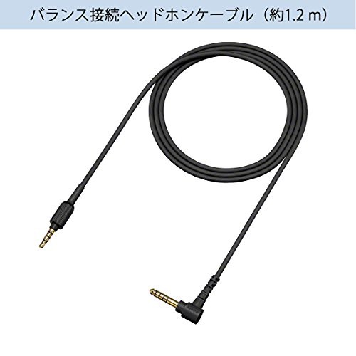 ソニー ヘッドホン MDR-1AM2 B : ハイレゾ 密閉型 折りたたみ式