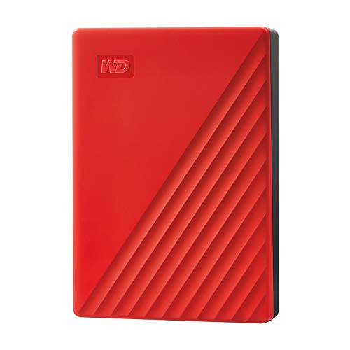 WD ポータブルHDD 5TB USB3.0 レッド My Passport 暗号化 パスワード