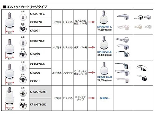 KVK MYM型:セラッミクカートリッジ KPS027H-Cの通販はau PAY マーケット - さくらSTORE | au PAY  マーケット－通販サイト