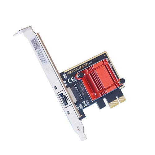 Multi Gigabit Network adapter RJ45 PCIe Lan Card ヒートシンク付