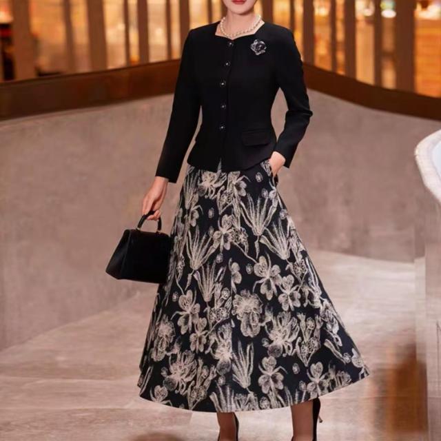 顔合わせ 母親 服装 50代 セットアップ 春 秋 ジャケット 60代 70代 40