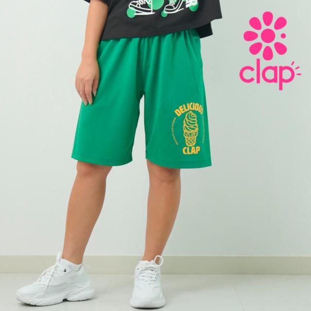 クラップヨガウェア レディース clap フィットネス パンツ CHECKER CLAP HALF PANTS M/フリーサイズ フィットネスウェア ハーフパンツ 短パン 柄 2025 新作