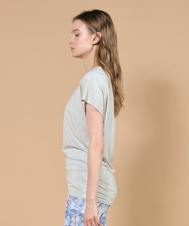 ジュリエ ヨガ Julier エコリヨセル半袖トップス b1954tub031