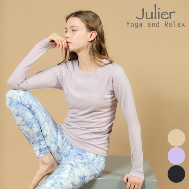 ジュリエ Julier ヨガウェア トップス tシャツ 長袖 レディース ジェントルスムースロングスリーブプルオーバー b1954jub033 S/Mサイズ プルオーバー ピラティスウェア リラックスウェア おしゃれ かわいい 2025年 秋冬 新作