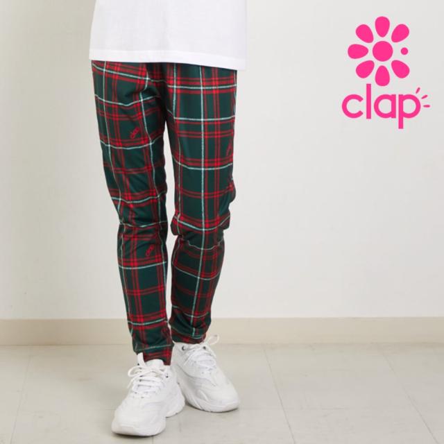 クラップ CLAP フィットネス クラップ フィットネスウェア レディース パンツ HOLLY CHECK EFFORTLESS M/フリーサイズ ジムウェア トレーニング ウェア エフォートレス ゆったり 柄 2025 新作