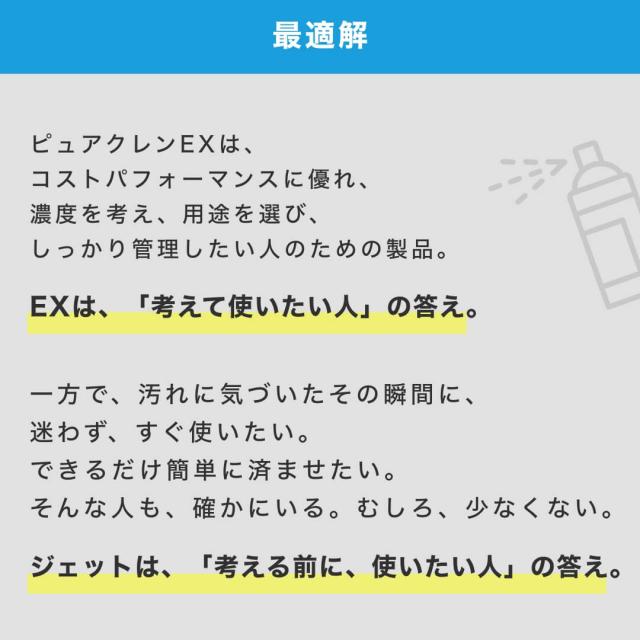 2点セット ピュアケミカ ピュアクレンジェット 強力洗剤 洗浄スプレー 油汚れ 洗剤 強力 クリーナー キッチン トイレ レンジフード 日本製_9