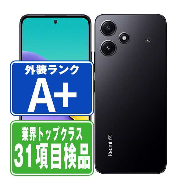 SIMフリー au XIG03 Redmi 12 5G ミッドナイトブラック スマホ 本体 ...