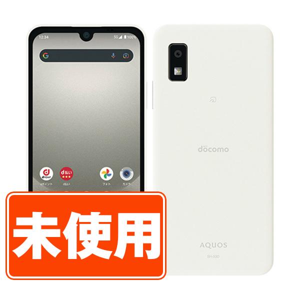 SIMフリー ドコモ SH-53D AQUOS wish3 ホワイト スマホ 本体 android 新古品 未使用 送料無料 保証あり sh53dw10mtm