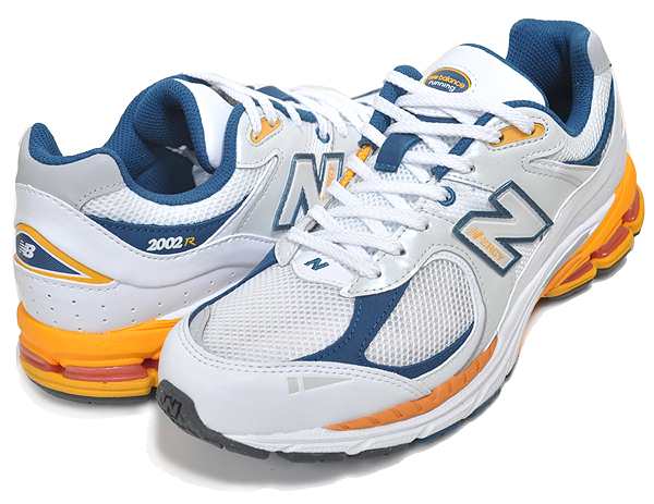 ニューバランス M2002R NEW BALANCE M2002RLA WHITE/LAGOON width D ホワイト ラグーン オレンジ スニーカーの通販は