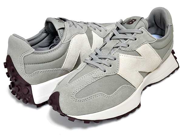 ニューバランス ウィメンズ 327 NEW BALANCE WS327FC Grey Oak width B レディース スニーカー オリーブ カーキ Sea Saltの通販は