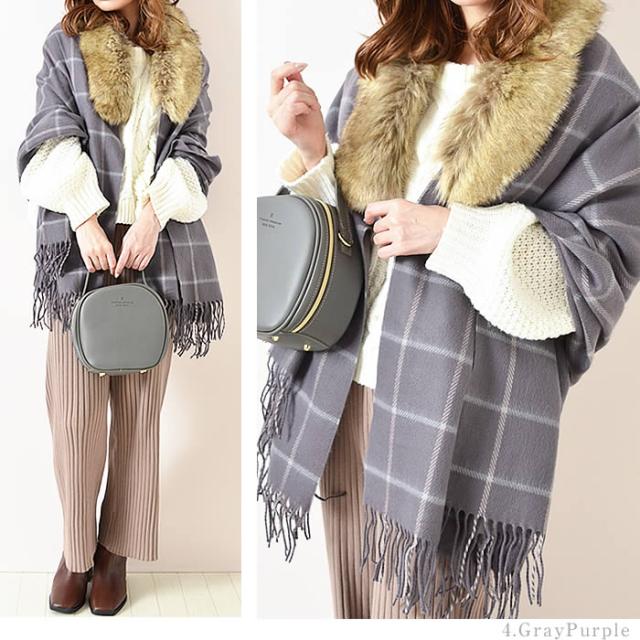 ストール 大判 厚手 レディース 宅配便配送 楽天ランキング1位獲得 マフラー レディース ストール 大判ストール ファー チェック の通販はau Pay マーケット Curvy S カービーズ