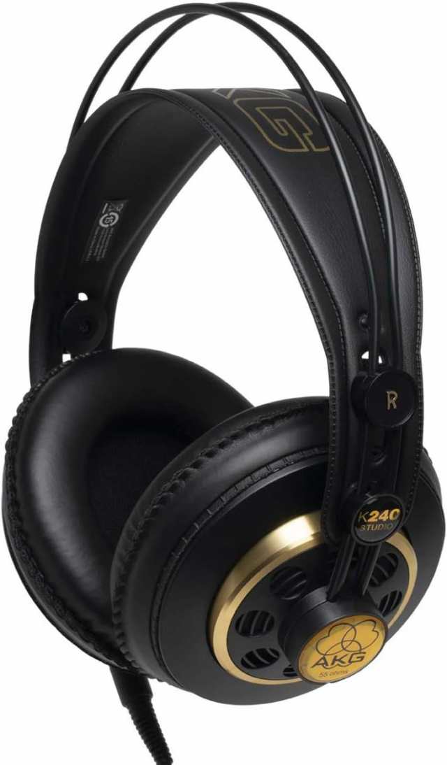 AKG 有線 セミオープン型ヘッドホン スタジオモニター K240S ブラック