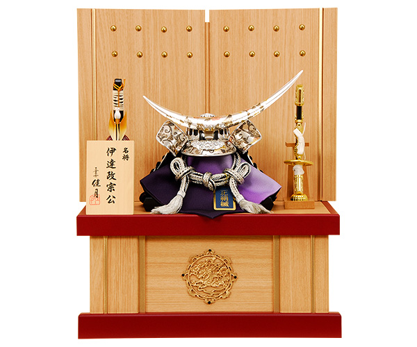 五月人形　佳月　伊達政宗　収納飾り　端午の節句　5月人形　K33の通販は 45,370円
