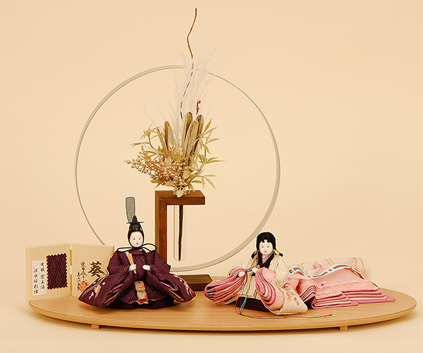雛人形　K522 ひな人形 人形の佳月 柴田家千代 作 送料無料 平飾り 高級品【2025年新作】の通販は