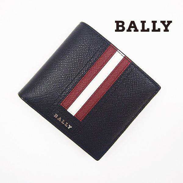 バリー BALLY 二つ折り財布（小銭入れ付き）ブラック ブランド 新作 ギフト 祝い 誕生日 バースデー クリスマス 成人式 プレゼント BA-2