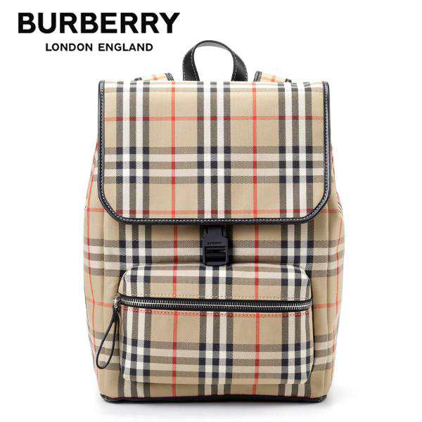 バーバリー BURBERRY リュック バックパック キッズ（ベージュ チェック）新作 ギフト 祝い 誕生日 バースデー クリスマス 成人式 プレゼ