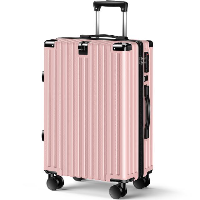キャリーケース M 機内持ち込み ピンク 65L USBポート TSAロック