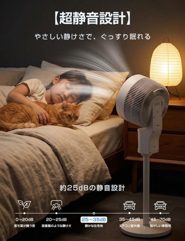 【30%OFFクーポン対象】サーキュレーター DC扇風機 洗える 上下 左右 首振り 分解 扇風機 パワフル送風 8畳 風量8段階 3D首振り対応 32畳 節電 軽量 コンパクト 簡単お手入れ 空気循環 卓上 デスク キッチン 換気 衣類乾燥 部屋干し 室内干し 梅雨対策エアコン併用_11