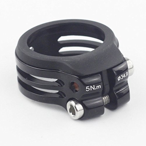 ブラック_34.9mm FOURIERS シートポスト クランプ シートクランプ ブラック ブラック 34.9mmの通販は