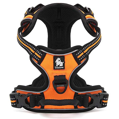 M_オレンジ cocomall 犬用ハーネス 犬用胴輪 ドッグ ペット用品 ハーネス 3M反射材料 訓練 ナイロン製 小型犬、中型犬、大型犬に向け 通気性 調節可能 (M， オレンジ.)の通販は 5,235円