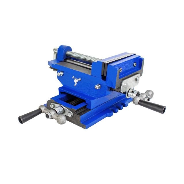 口幅：125mm HFS(R) スライドクロスバイス 口幅:125mm 最大開口:123mm X-Yテーブル 万力 横方向 縦方向 移動 固定 2軸スライドクロスバイス 日曜大工の通販はクランプ・バイス