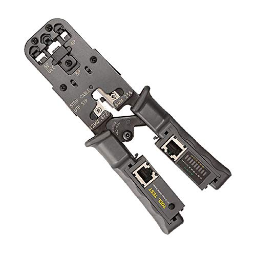 [Bant]圧着ペンチ コネクタ ピン 圧着工具 8P6P4P ラチェット式 テスター付き 多機能 3in1の通販は 9,274円