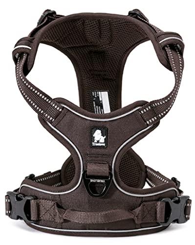 XS_ブラウン cocomall 犬用ハーネス 犬用胴輪 ドッグ ペット用品 ハーネス 3M反射材料 訓練 ナイロン製 小型犬、中型犬、大型犬に向け 通気性 調節可能 (XS， ブラウン)の通販は 5,930円