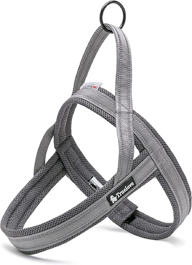 XXS_グレー cocomall 喉に優しい犬ハーネス TRUE LOVE日本授権店 犬用ハーネス 犬用胴輪 ドッグ ペット用品 ハーネスリード 3M反射材料 訓練 ナイロン製 小型犬、中型犬、大型犬に向け 通気性 調節可能 夏に対応 (XXS， グレー)の通販は 5,131円