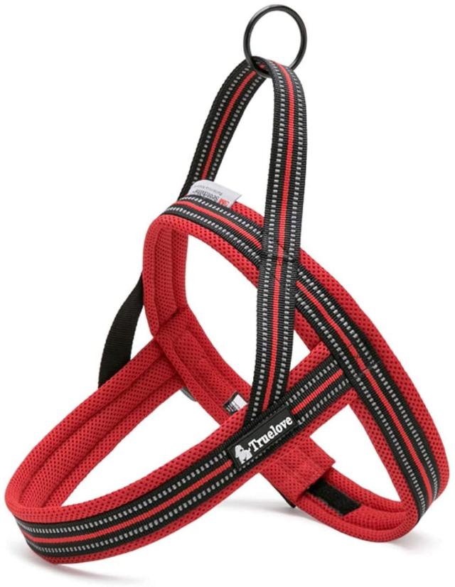 Lサイズ (x 1)_レッド cocomall 喉に優しい犬ハーネス TRUE LOVE日本授権店 犬用ハーネス 犬用胴輪 ドッグ ペット用品 ハーネスリード 3M反射材料 訓練 ナイロン製 小型犬、中型犬、大型犬に向け 通気性 調節可能 夏に対応 (L， レッド)の通販は 5,539円