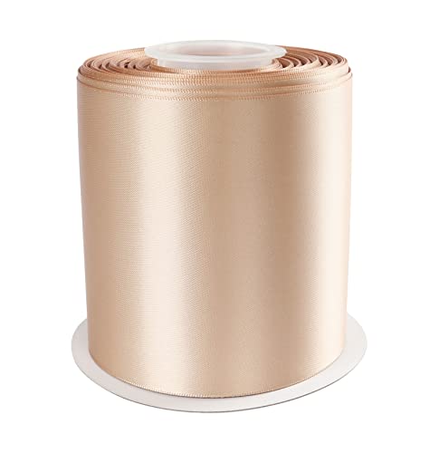 幅100mm x 長22M_#835.タン AVANAVA 幅100mm 両面サテンリボン 縦長22M #835.タンの通販は 5,649円