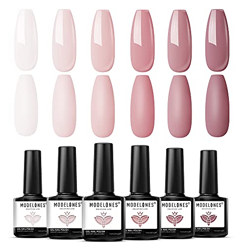 H-カラージェル6色セット Modelones ジェルネイル カラージェル ジェルポリッシュ 6色セット UV/LED対応 ピンク系 ネイル初心者キットの通販は 5,040円