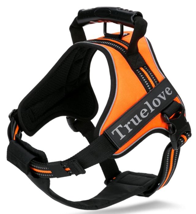 L_オレンジ cocomall 2WAY喉に優しい犬ハーネス 負担軽減犬用ハーネス TRUE LOVE日本授権店 犬用胴輪 ドッグ ペット用品 ハーネスリード 3M反射材料 訓練 ナイロン素材 小型犬、中型犬、大型犬に向け 通気性 調節可能 (L， オレンジ)の通販は 6,745円