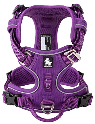 XS_紫色 cocomall TRUE LOVE専門販売店 2020新型 犬用ハーネス 犬用胴輪 ドッグ ペット用品 ハーネス 3M反射材料 訓練 ナイロン製 小型犬、中型犬、大型犬に向け 通気性 調節可能 (XS， 紫色)の通販は