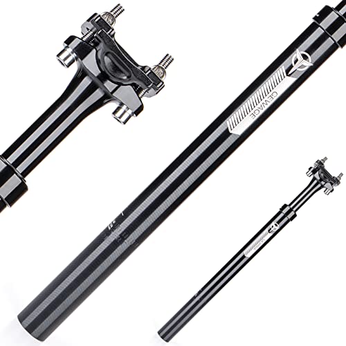 直径30.9×長さ400mm_ブラック GEWAGE 自転車 シートポスト サスペンション付き 直径30.9mm 長さ400mm アルミ製 ブラック （GE-P003）の通販は