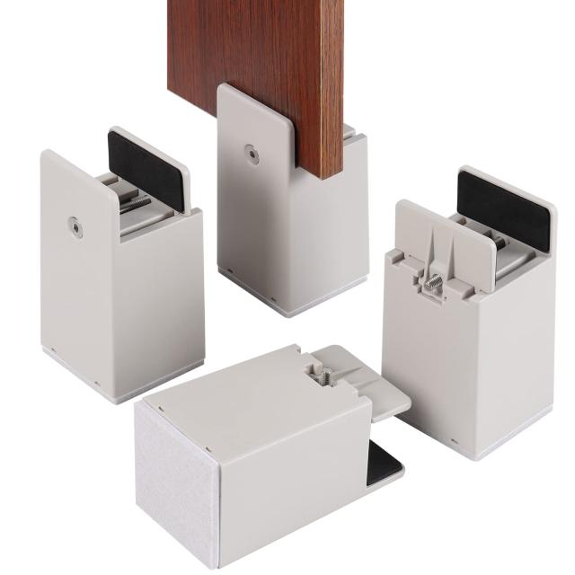 高さ100mm_ベージュ BOIVSHI テーブル 脚 継ぎ足し 高さ調整 継ぎ脚 高さ100mm 4個セット こたつ 継足し テーブル脚台 幅を調節できる・0mm~54mmの通販は 6,087円