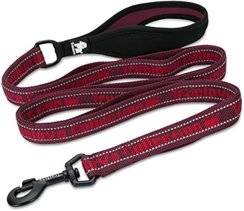 S_ワインレッド cocomall 六箇所持ちハンドル犬用リード 小型、中型、大型犬用リード 訓練リード ロングリード ペット用品 ハーネス 3M反射材料 ナイロン製 通気性 調節可能 メッシュペット (S， ワインレッド)の通販は 5,196円