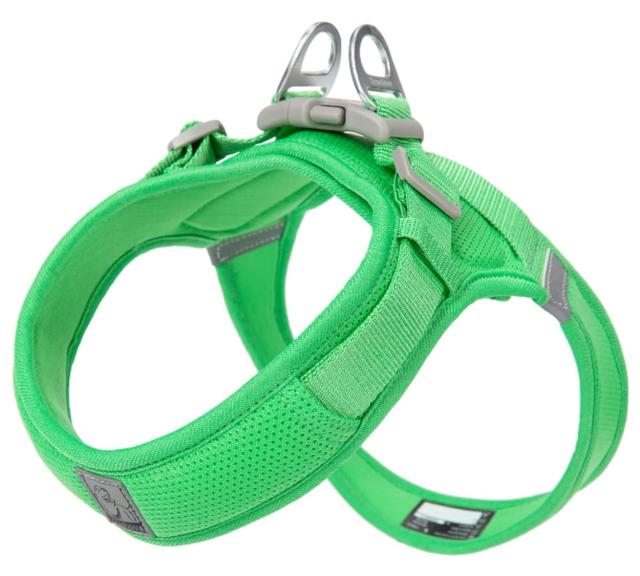 S_グリーン cocomall 喉に優しい犬ハーネス 2023最新 TRUE LOVE日本授権店 犬用ハーネス 犬用胴輪 ドッグ ペット用品 ハーネスリード 3M反射材料 訓練 ナイロン製 超型犬、小型犬、中型犬に向け 通気性 調節可能 夏に対応 (S， グリーン)の通販は