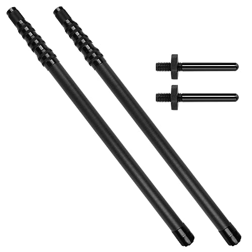 1.7M(58~170CM) DOBEN カーボン タープポール テントポール 4継無段階調節 直径27mm(高さ58~170cm) 約240g(1本あたり) コンパクト 2本セットの通販は 12,102円