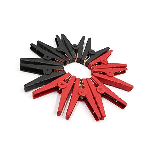 ACROPIX 車のワニ口クリップ クロコダイルクリップ バッテリー絶縁テストクランプ 100A レッド ブラック 10個の通販は 6,026円