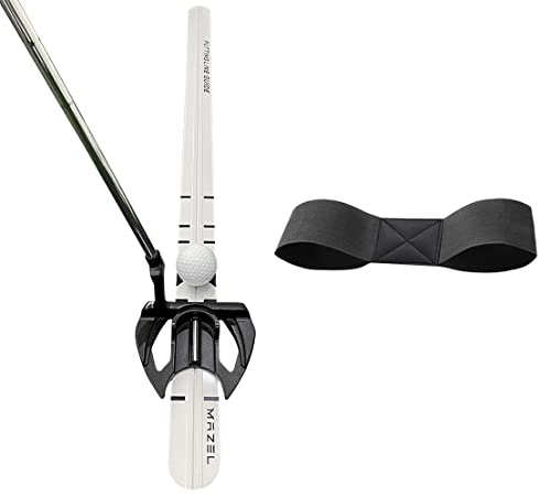 パターレール(90CM)+矯正ベルト MAZEL(マゼル) ゴルフ パター練習器具 パターレール パッティングレール パタートレーナー (パターレール(90CM)+矯正ベルト)の通販は 6,230円