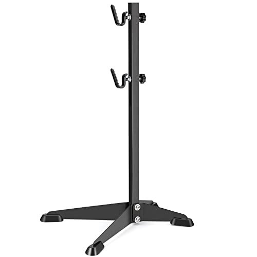 ブラック CXWXC 自転車 スタンド メンテナンススタンド 倒れない 18〜29インチ対応 横置き ディスプレイスタンド (HS-014F)の通販は