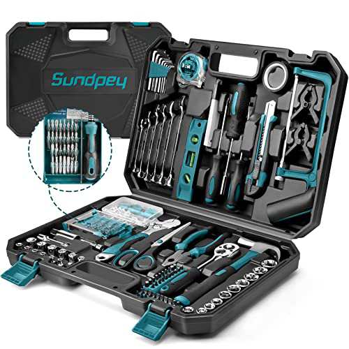 257PCs-青 Sundpey 工具セット 257点組 - ホームツールセット 日曜大工 DIYセット 作業工具セット 家具の組み立て 住まいのメンテナンスの通販は 7,837円