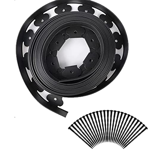 5cm*10m_ブラック ガーデンフェンス 土と芝の根 どめどめシート L字型 ガーデニング 柵 ガーデンエッジ ガーデニング用品 園芸用品 花壇 芝 根止め 砂利と土の仕切り ブロック 仕切り 土留め 土 ストッパー DIY 芝生 庭造り 家庭菜園 第一ビニール (5cm*10m， ブラック)の通販は 6,167円